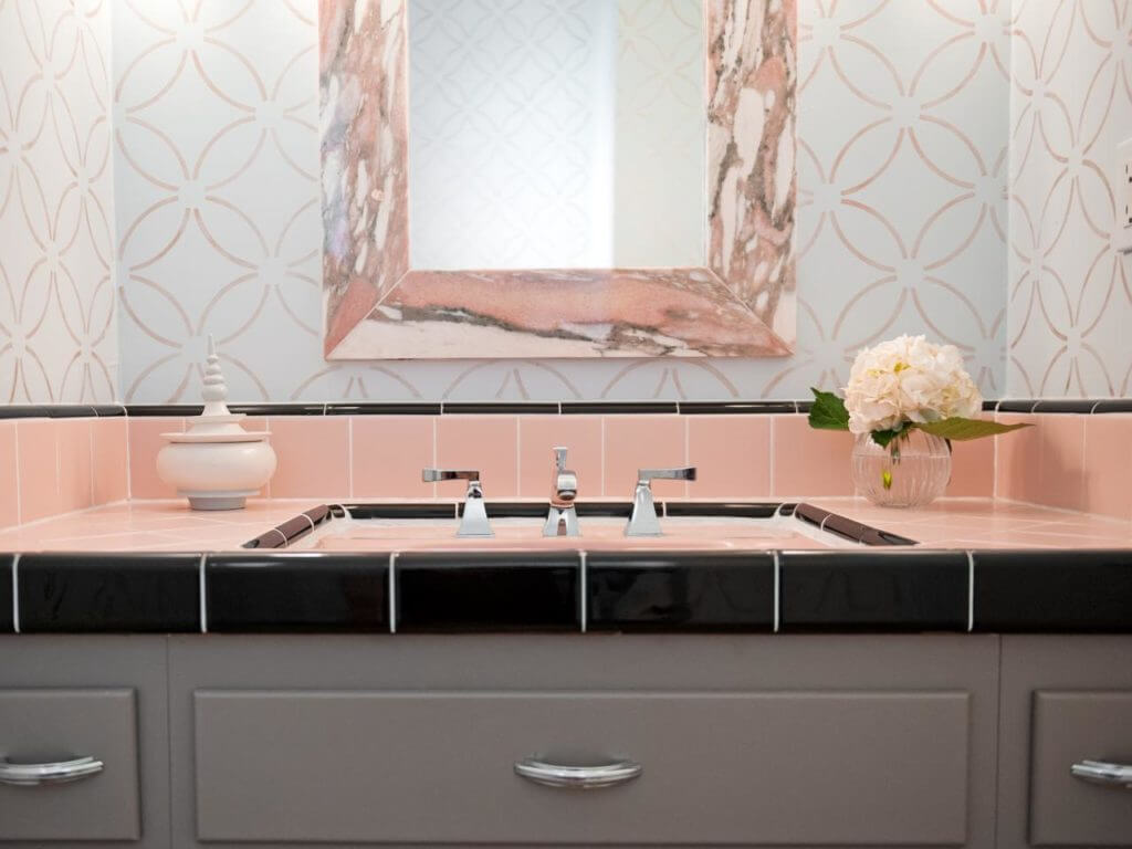 Pink Bathroom Remodel