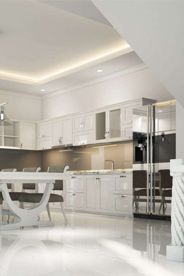 White Home Interior